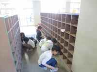 靴箱もきれいになりました