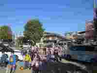 元気に登校してくる別所っ子たち