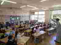 式後に先生とじゃんけん