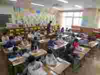 初めての連絡帳書き(1年生)