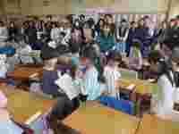 たくさんの友達と自己紹介をしました