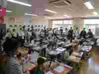 よい姿勢で学習しています