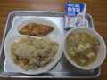 今日の給食です