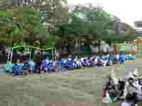 白幡中学校・岸町小学校との合同訓練です