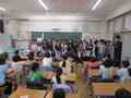 弟学級に集合しました